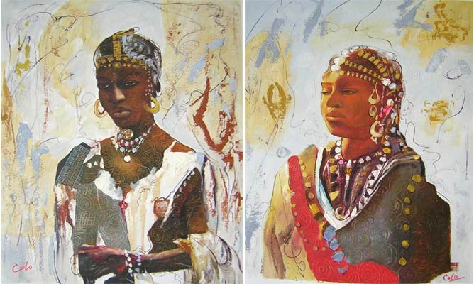 African Portraits @ MyAfricanPainting